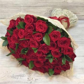 Букет Красные розы 50 см